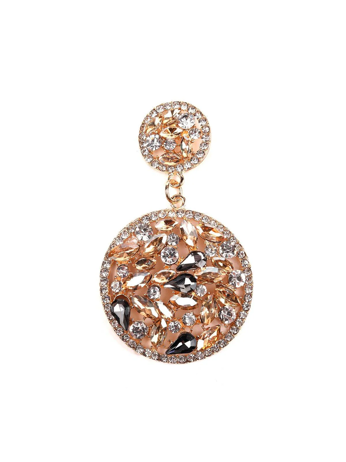 Odette Women Gold Metal Earrings - Image 4