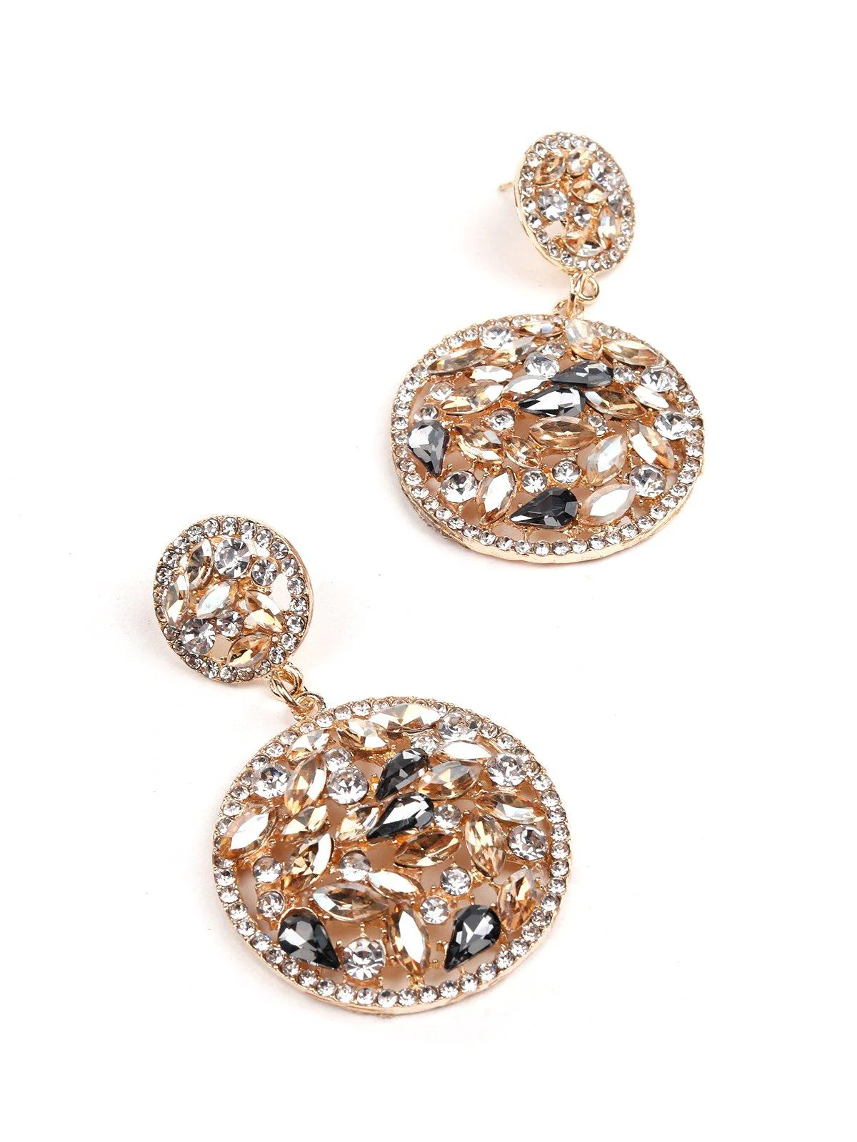 Odette Women Gold Metal Earrings - Image 5