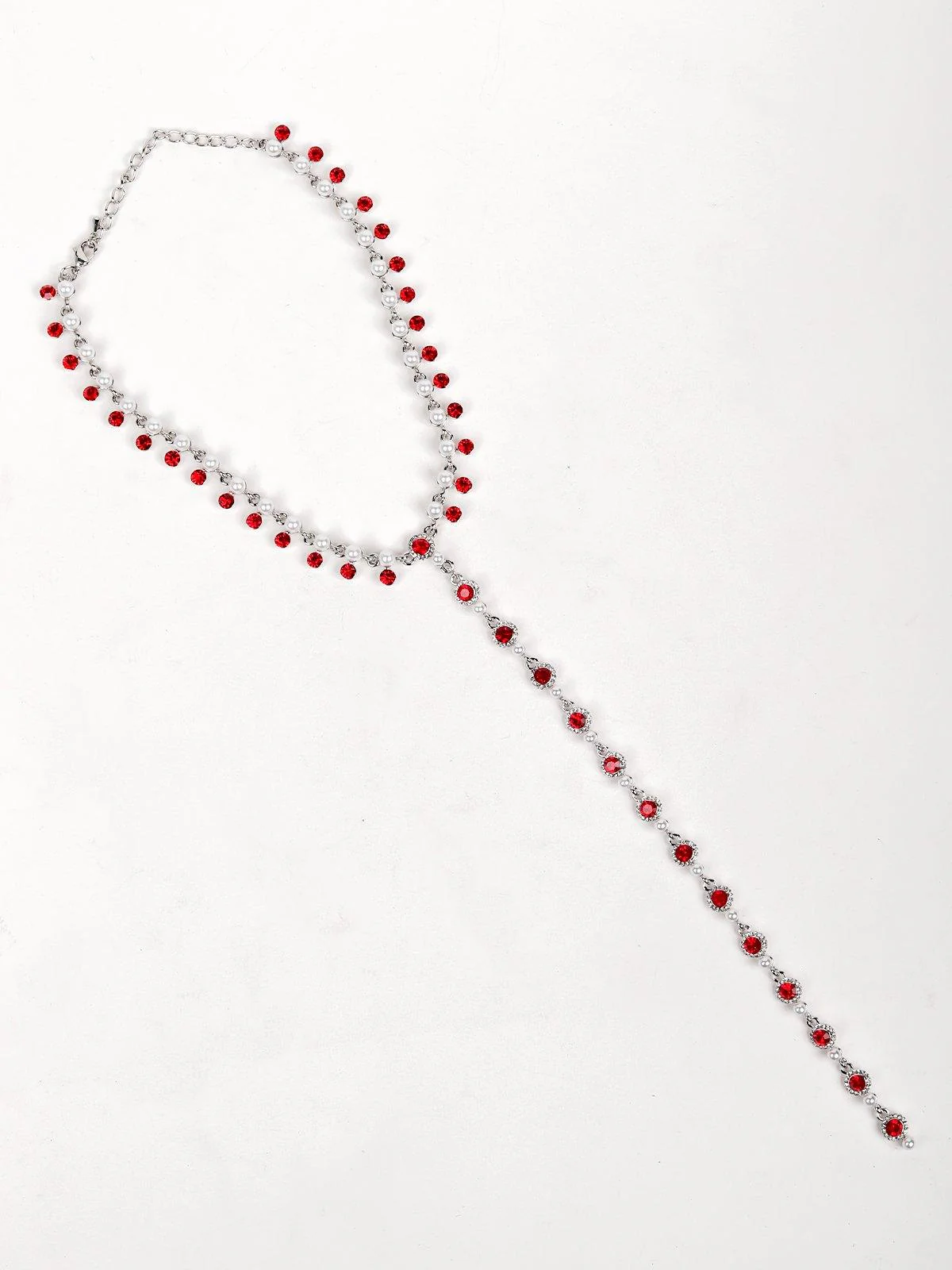 Odette Women Multicolour Metal Necklace - Image 4