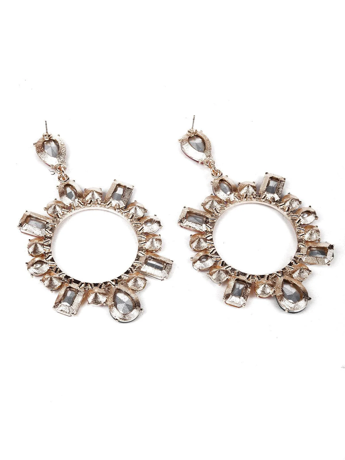 Odette Women Multicoloured Metal Earrings - Image 5