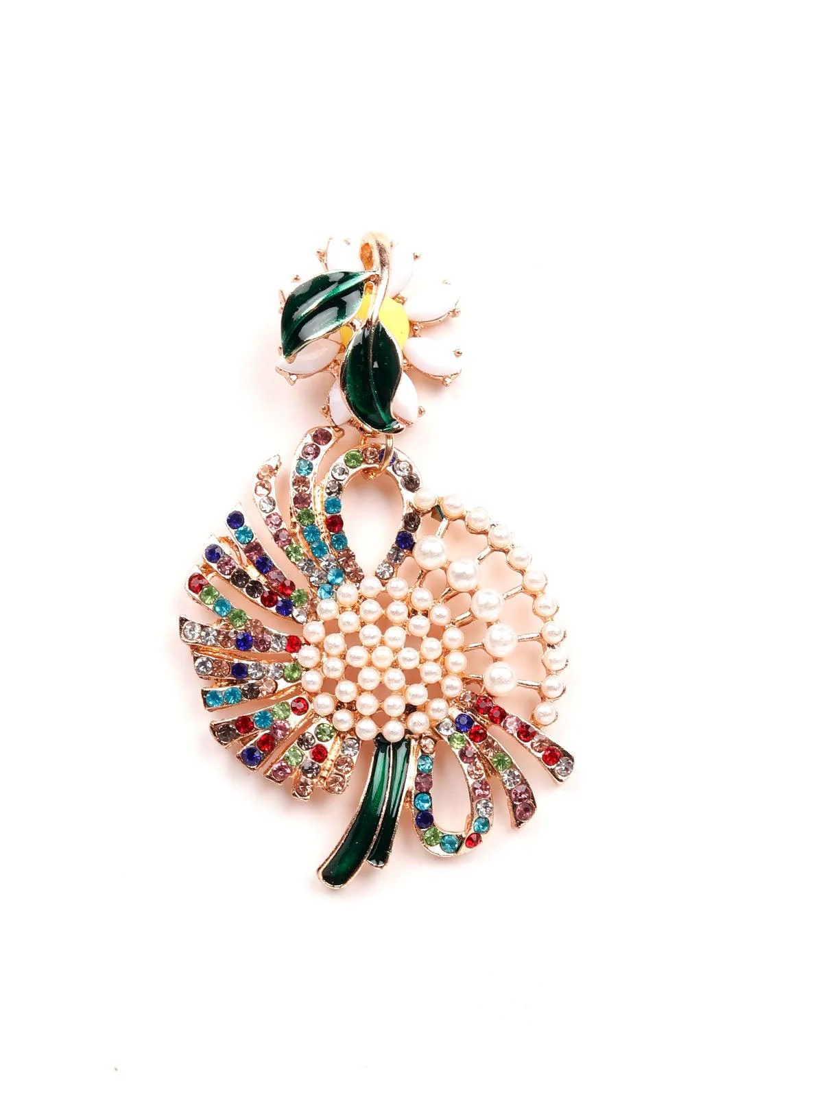 Odette Women Multicolour Metal Earrings - Image 4