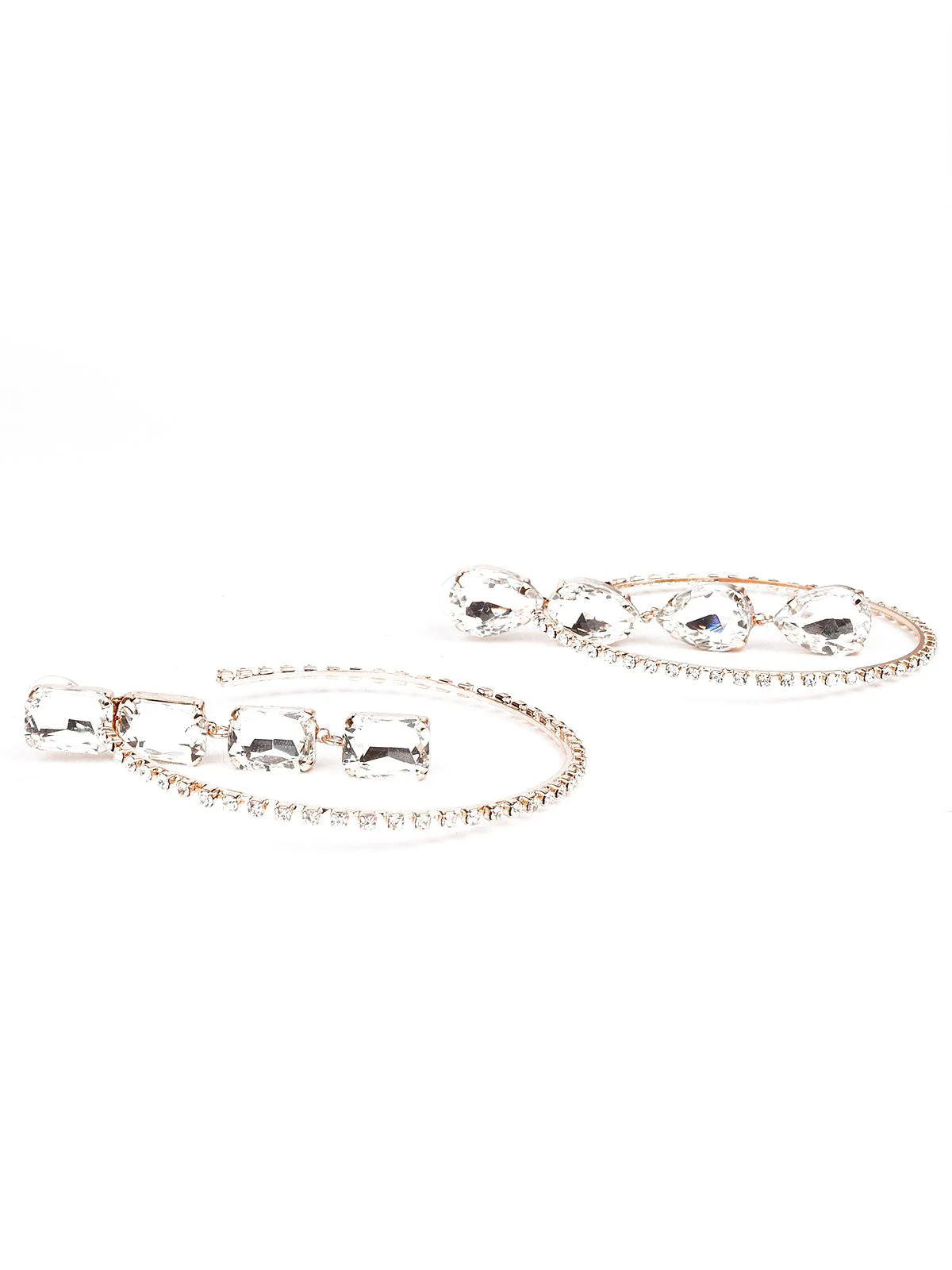 Odette Women Gold Metal Earrings - Image 4