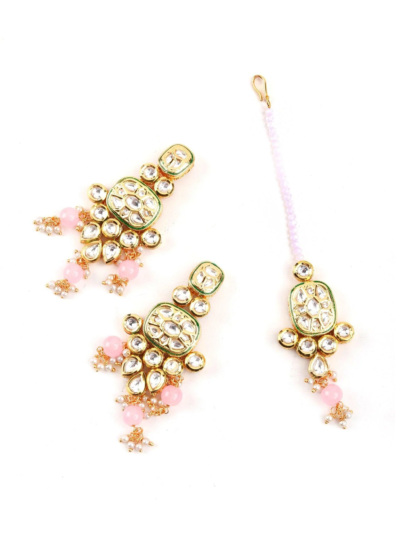 Odette Women Exquisite White Floral Necklace Set - Image 5