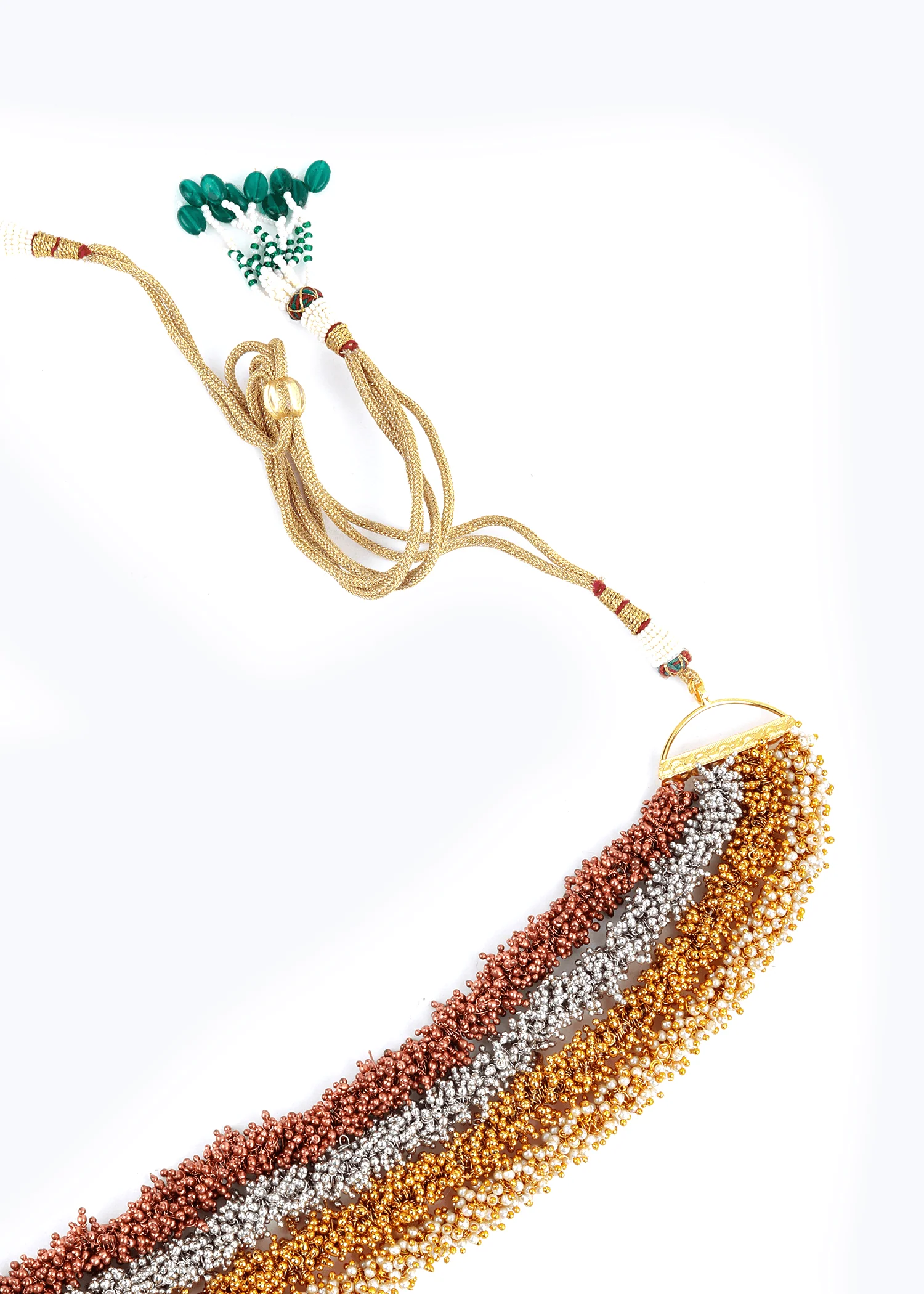 Odette Women Eye Catchy Multilayer Necklace Set - Image 6