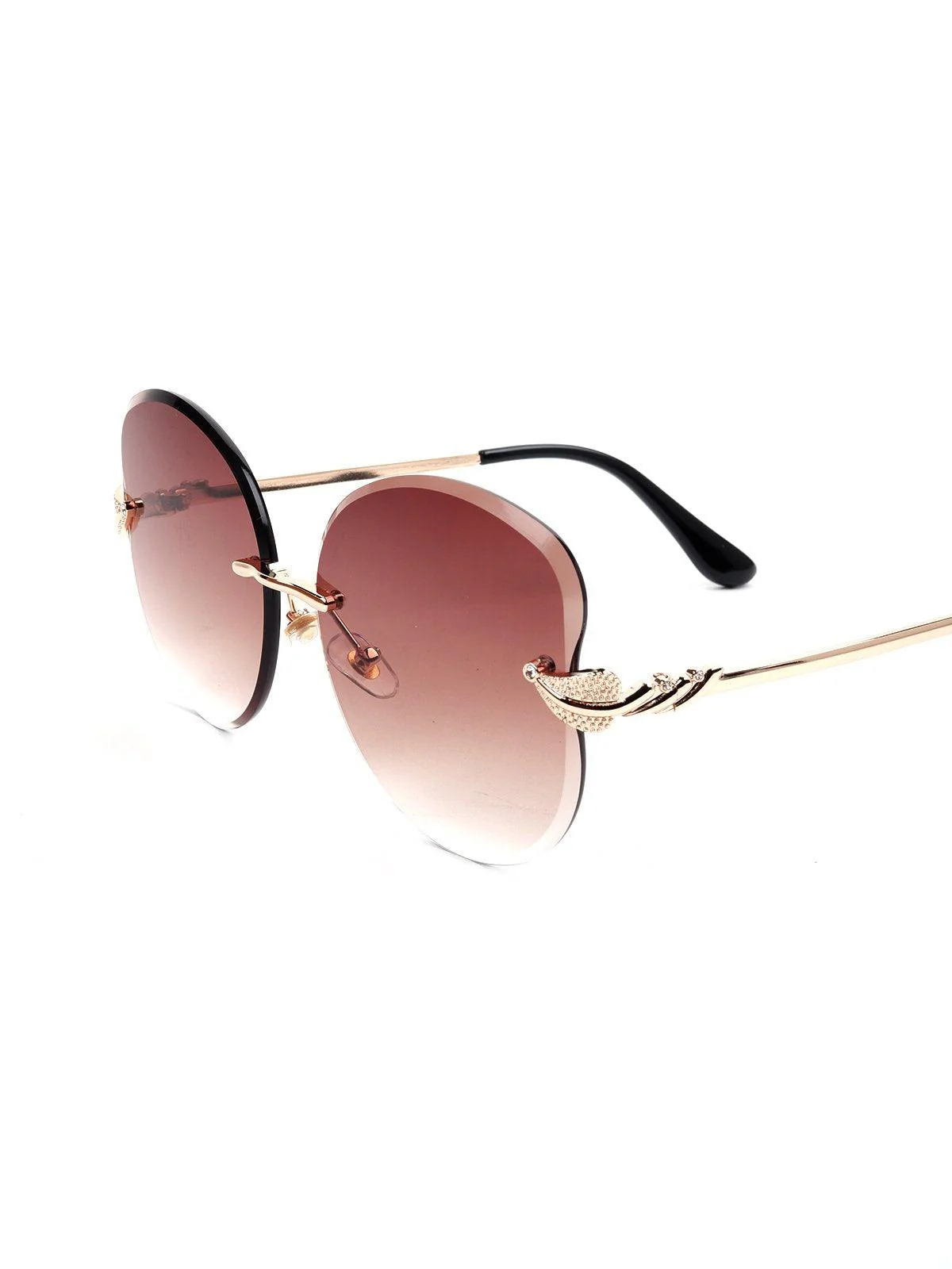 Odette Women Pink Metal Sunglasses - Image 4