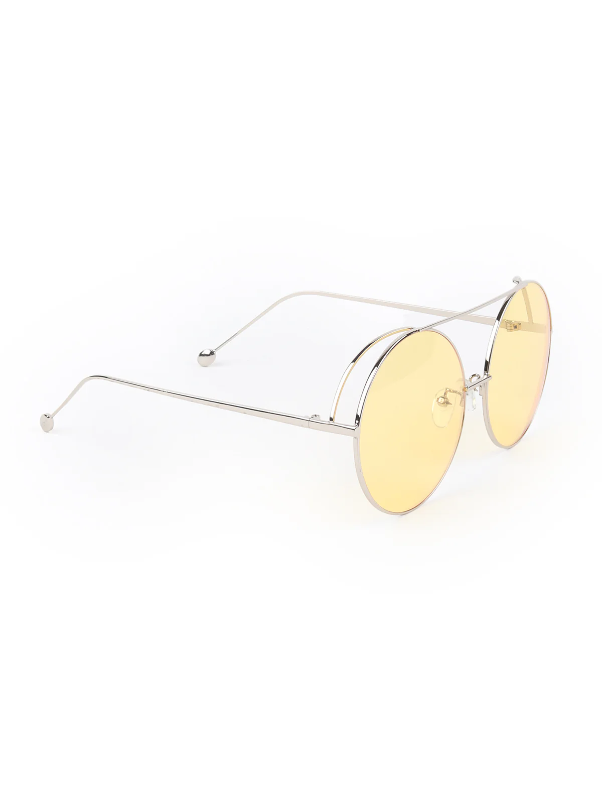 Odette Women Yellow High-Index Acrylic Sunglasses - Image 3