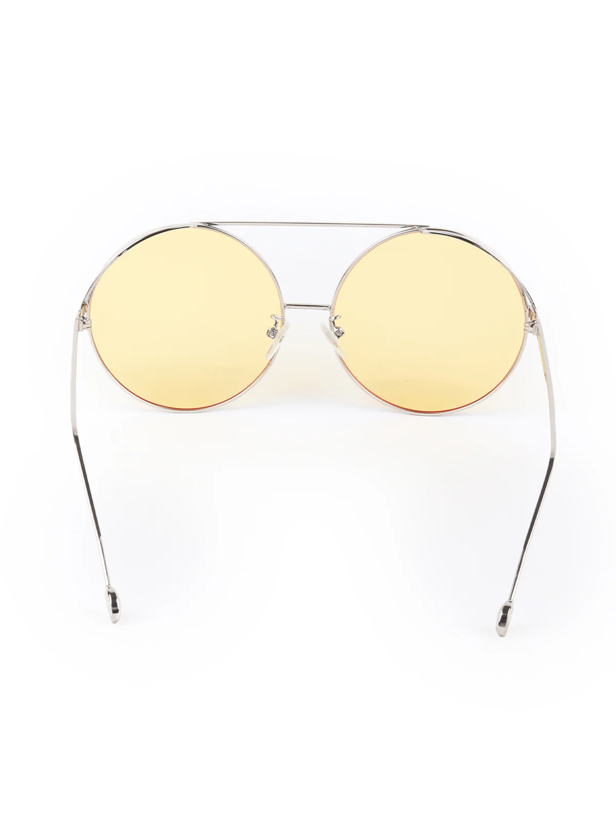 Odette Women Yellow High-Index Acrylic Sunglasses - Image 4