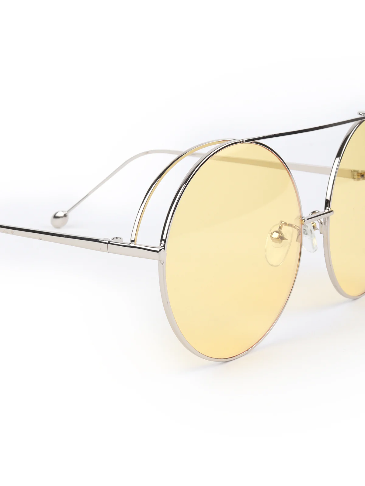 Odette Women Yellow High-Index Acrylic Sunglasses - Image 5