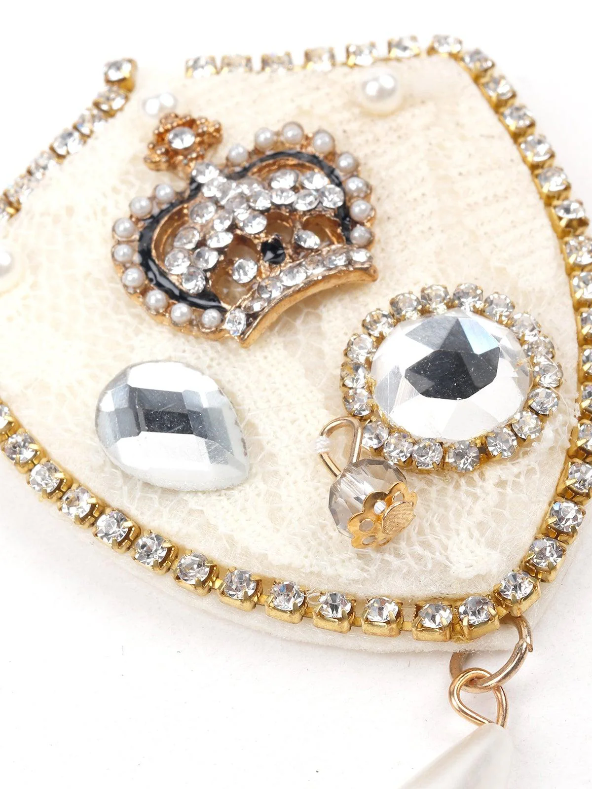 Odette Women White Metal Brooch - Image 6