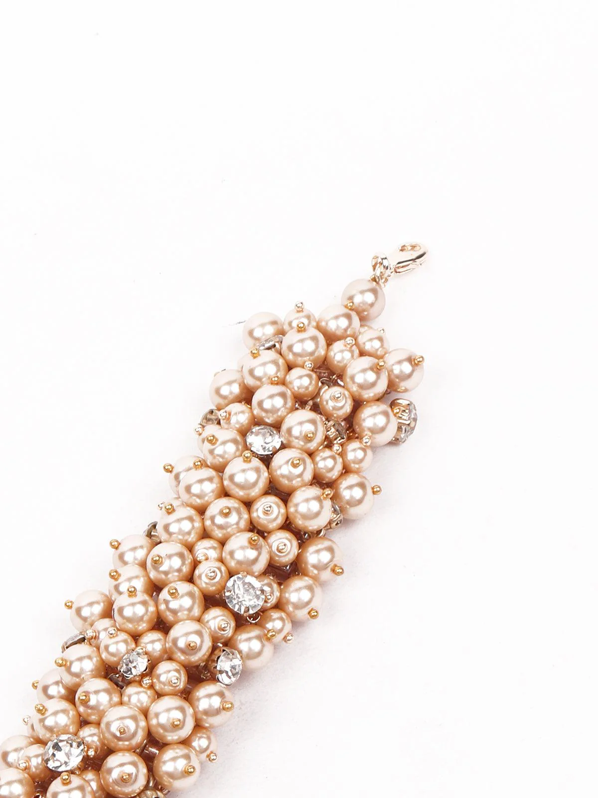 Odette Faux Gold Beaded Stunning Bracelet For Women - Image 5