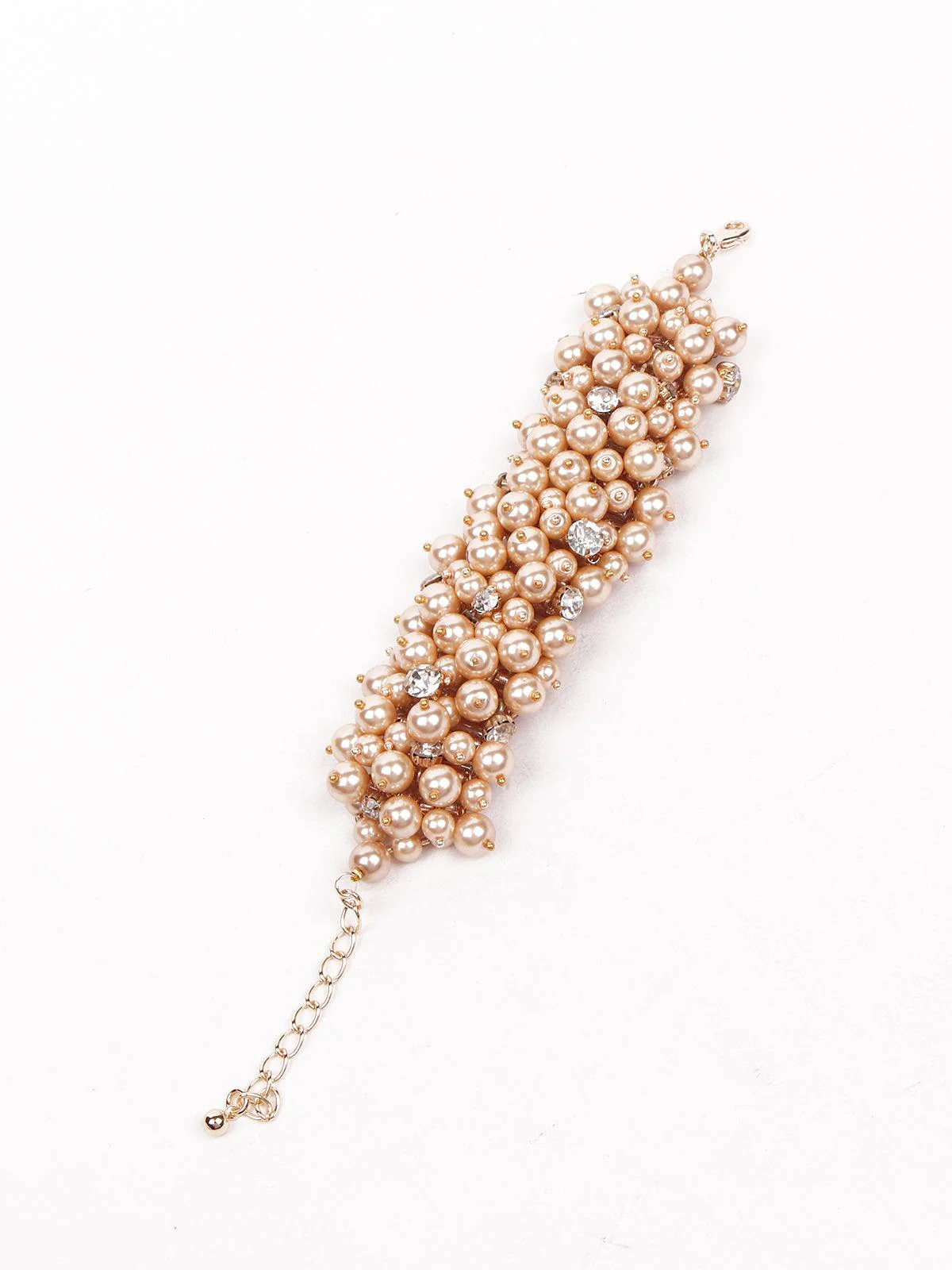 Odette Faux Gold Beaded Stunning Bracelet For Women - Image 6