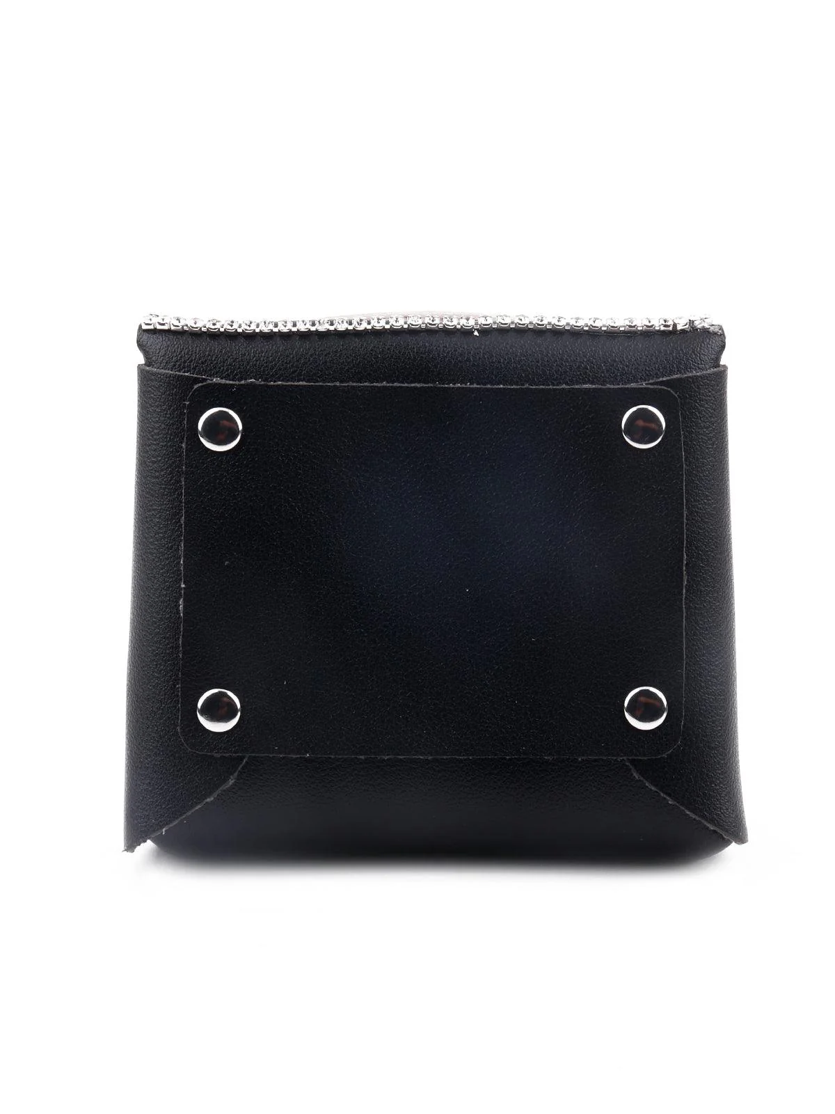 Odette Women Floral Black Tassel Embellished Belt Bag - Image 5