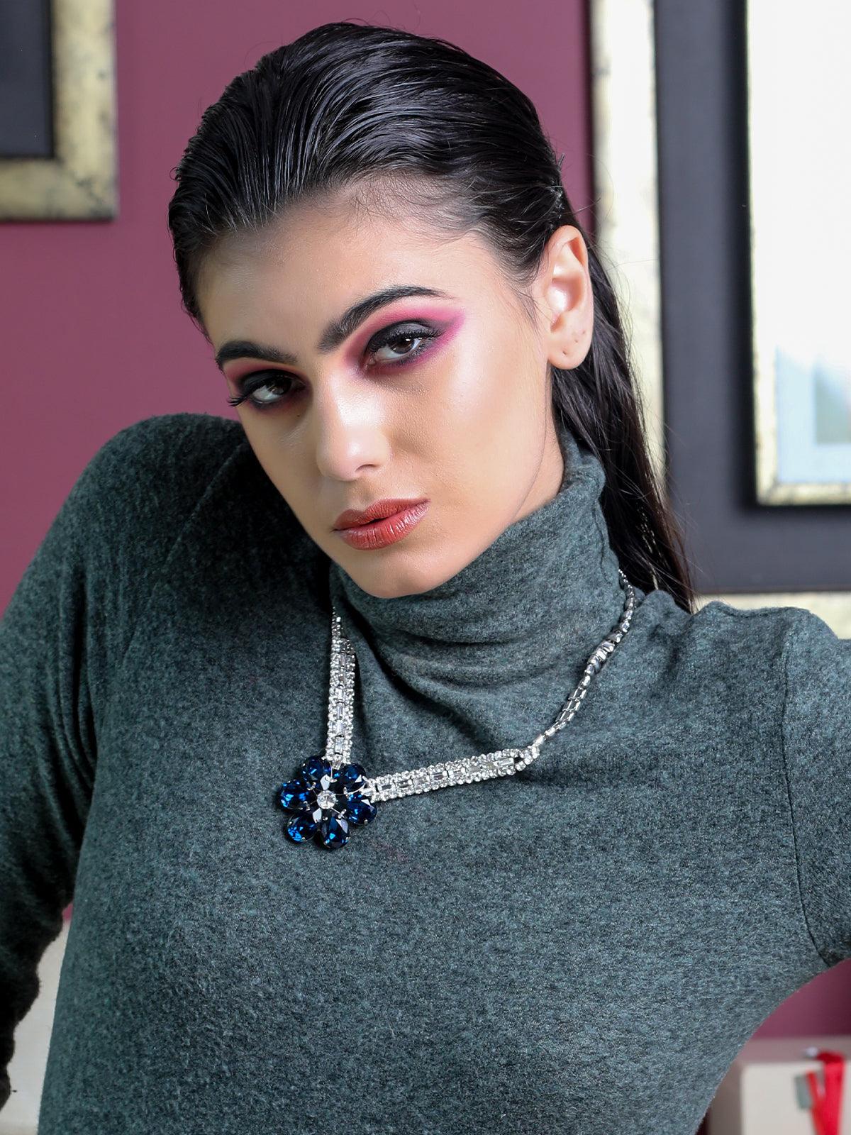 Odette Women Silvar Metal Necklace