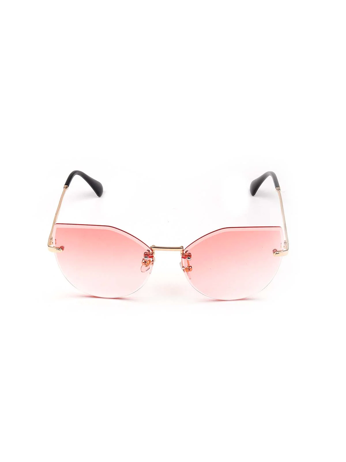 Odette Frameless Pink Shaded Sunglasses For Women - Image 7