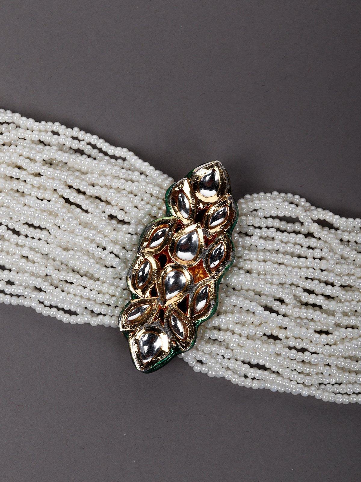 Odette Women White Metal Bracelet - Image 4