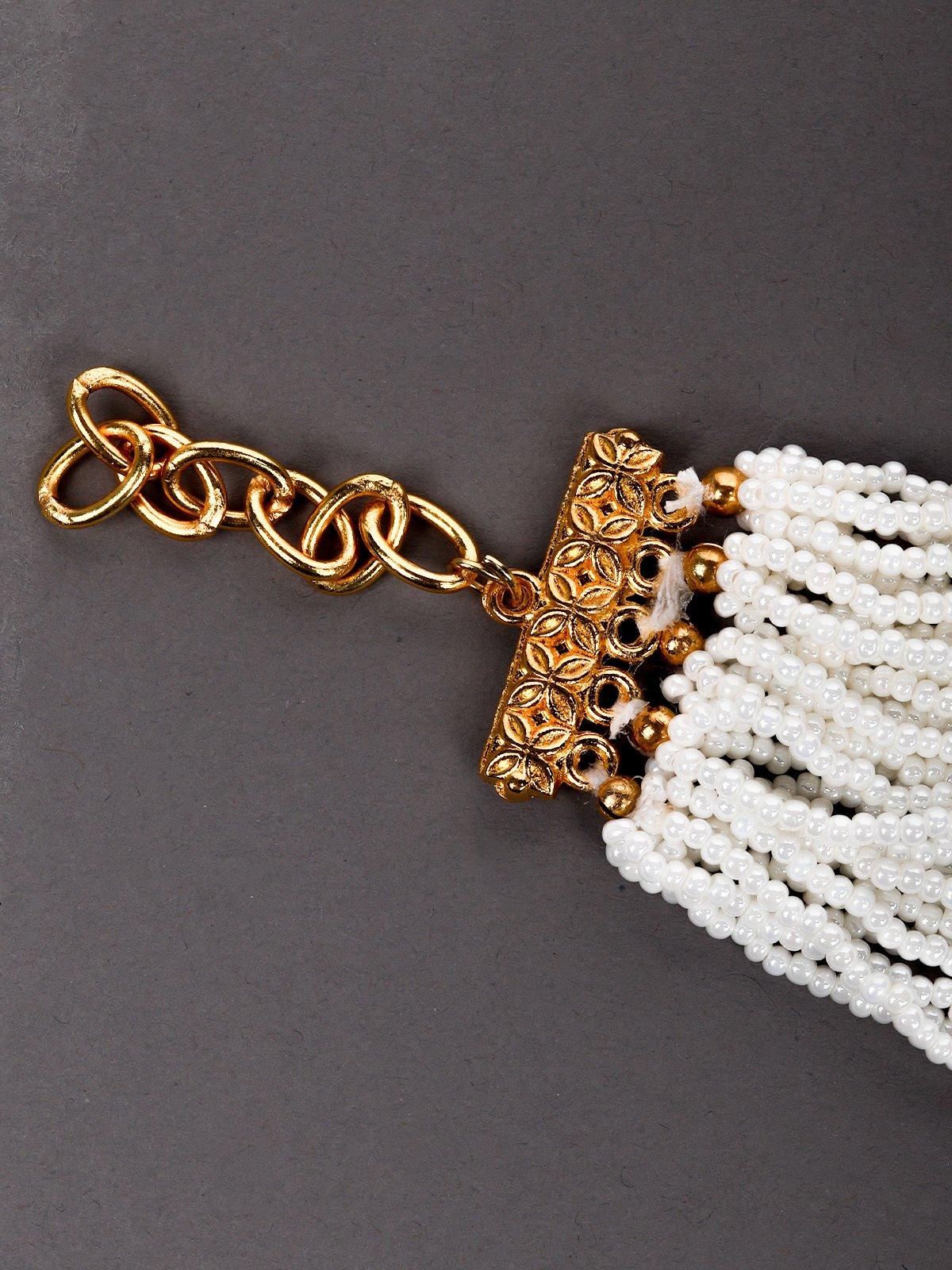 Odette Women White Metal Bracelet - Image 6