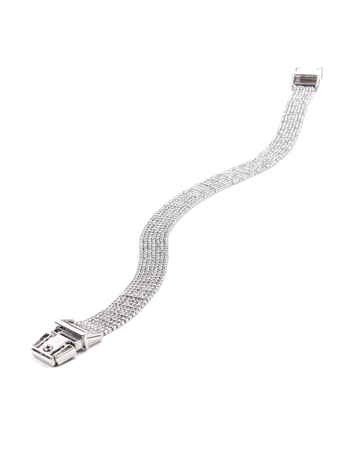 Odette Women Silver Metal Necklace - Image 4