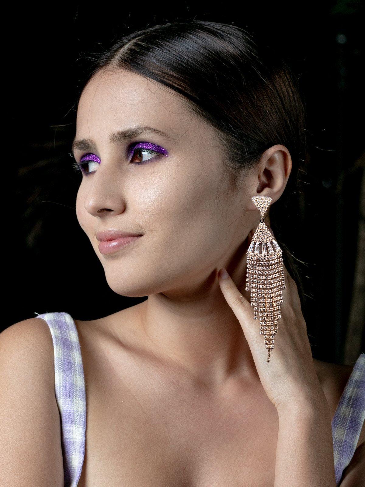 Odette Women Geometric Metal Earrings