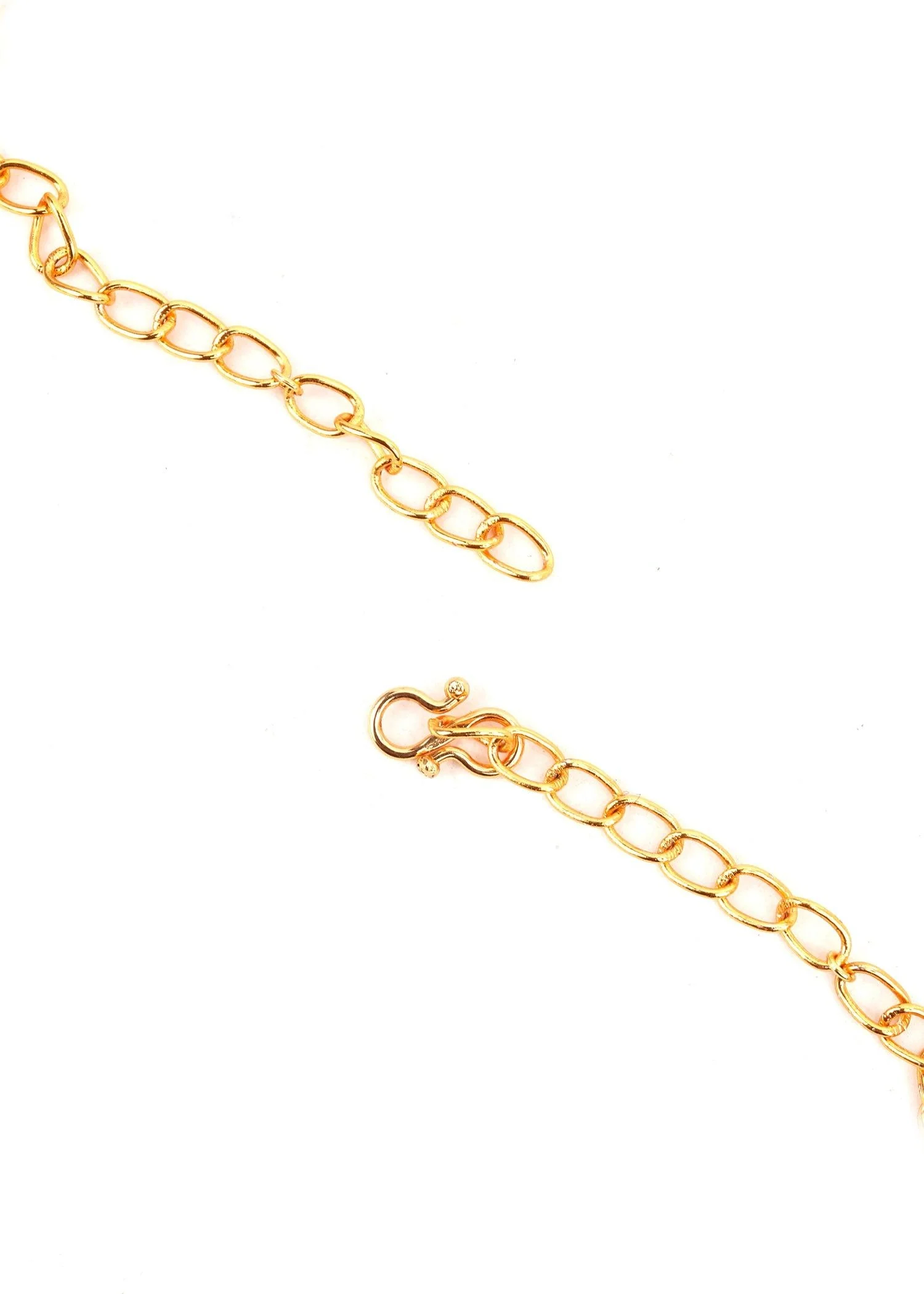 Odette Women Faux Gold And Pearl Rhinestone Necklace - Image 4