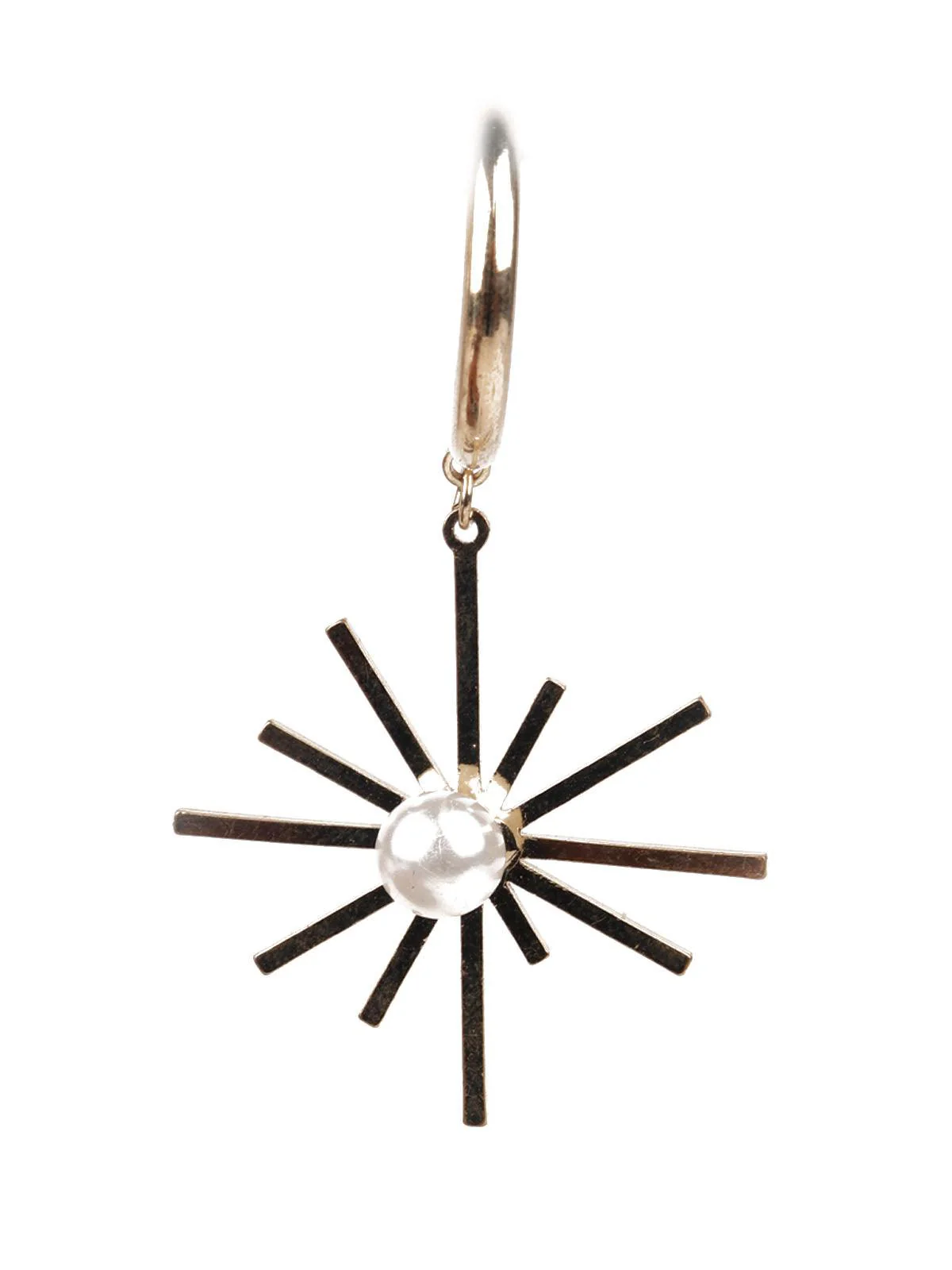 Odette Women Gold Color Dangle Earring - Image 2
