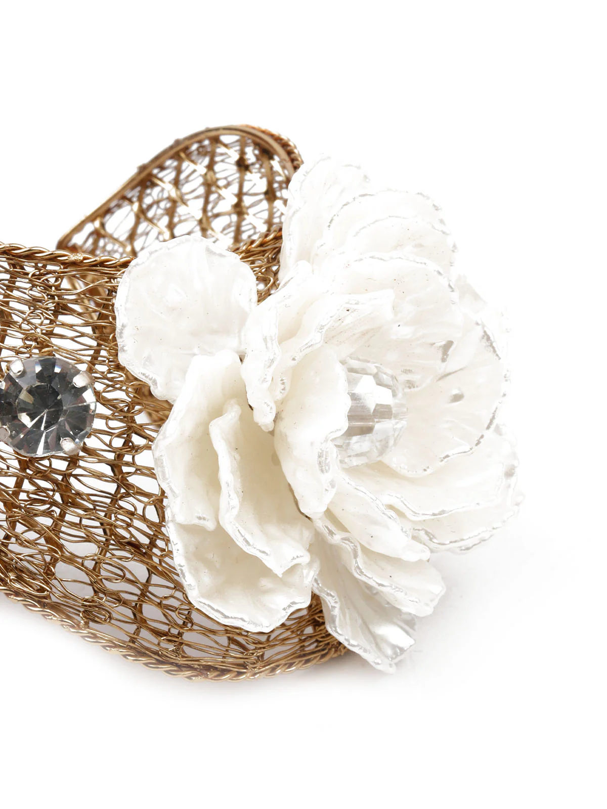 Odette Women Gold Embellished Imitation Bracelet - Image 5