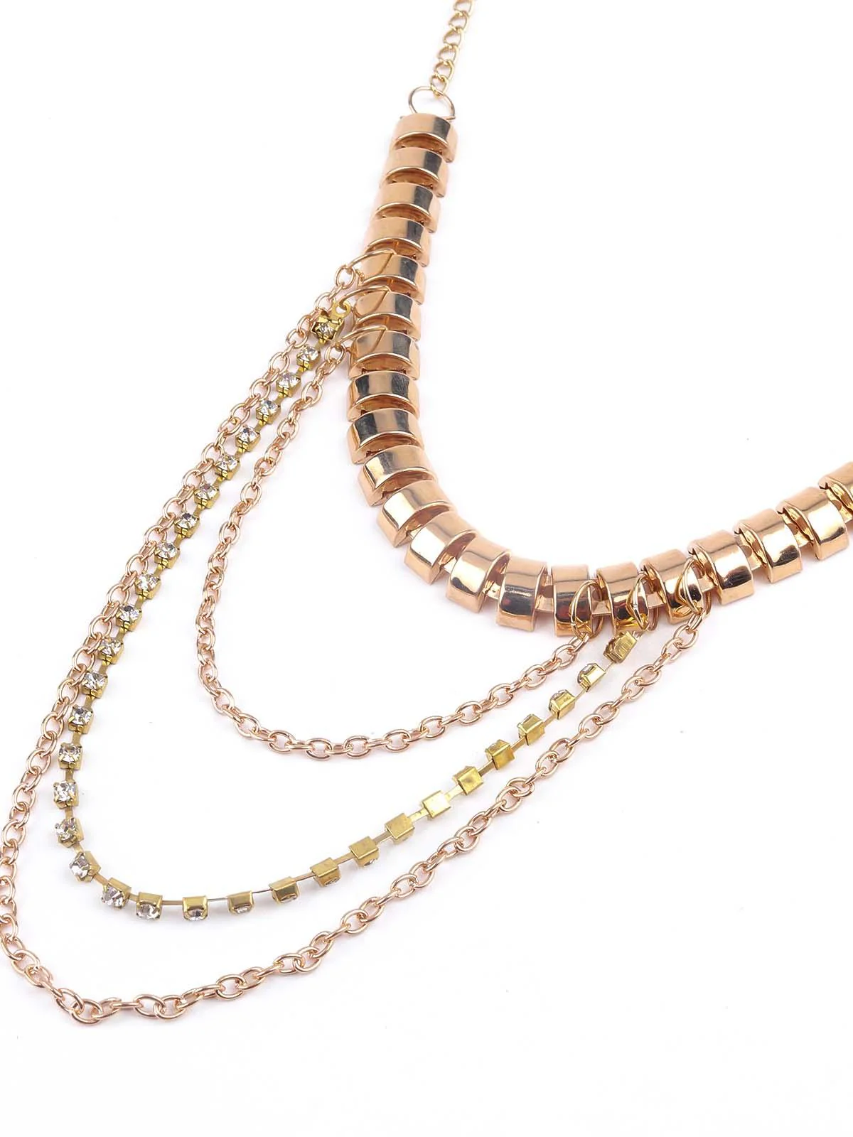 Odette Women Gold Layered Ankle Chain - Image 4