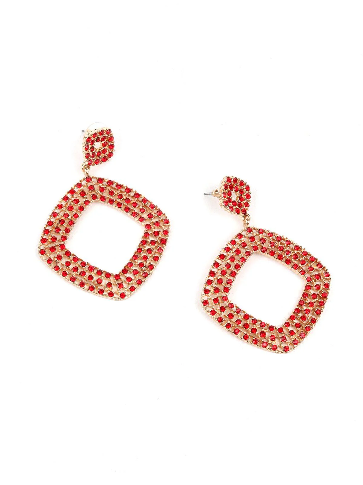 Odette Women Gold Metal Earrings - Image 5