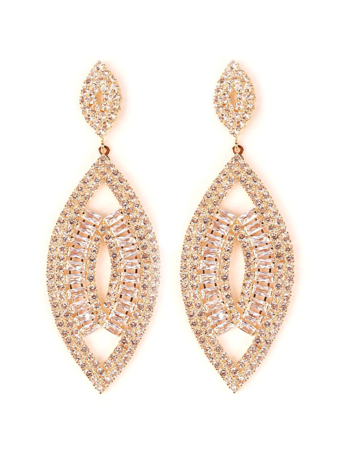 Odette Women Gold Metal Earrings - Image 3