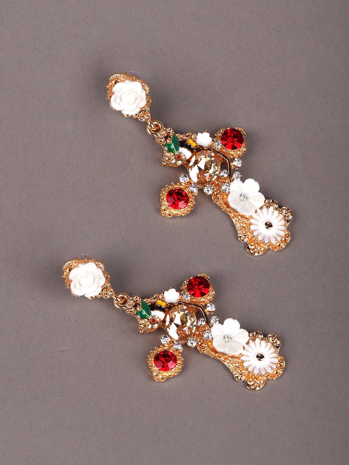 Odette Women Gold Metal Earrings - Image 5