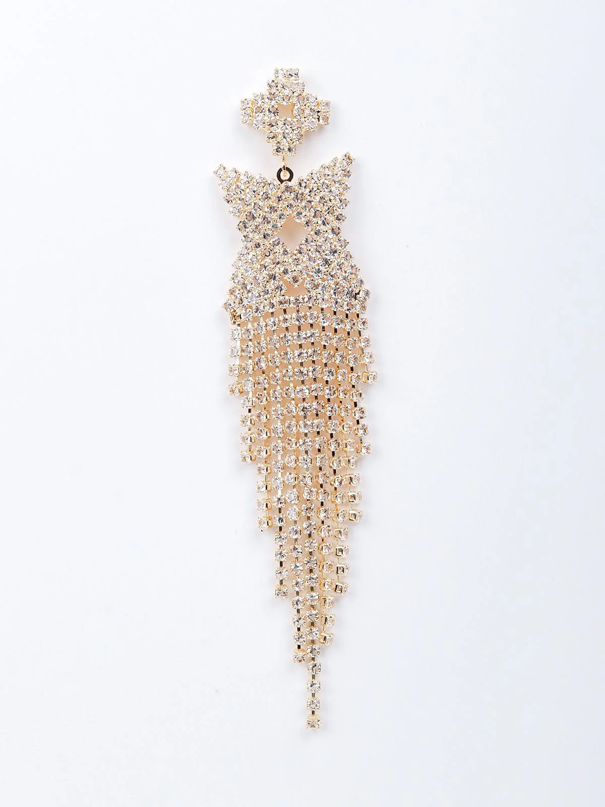 Odette Women Gold Metal Earrings - Image 3