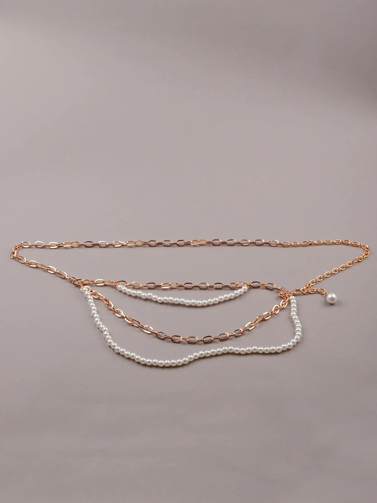 Odette Gold-Tone Floral Waist Chain For Women - Image 3