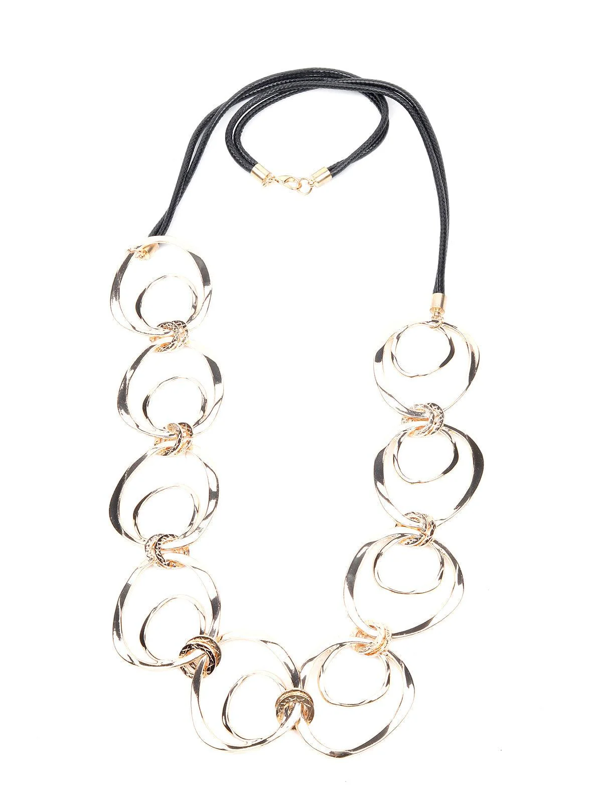 Odette Women Gold Tone Metal Necklace - Image 3