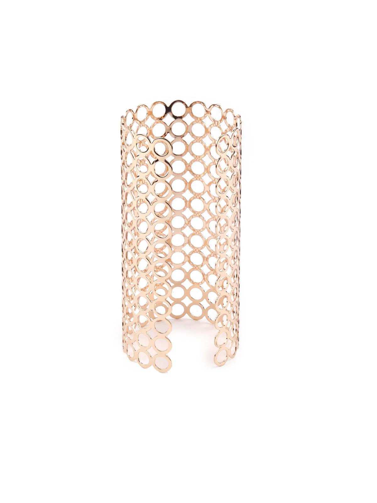 Odette Gold-Tone Metallic Bracelet For Women - Image 4