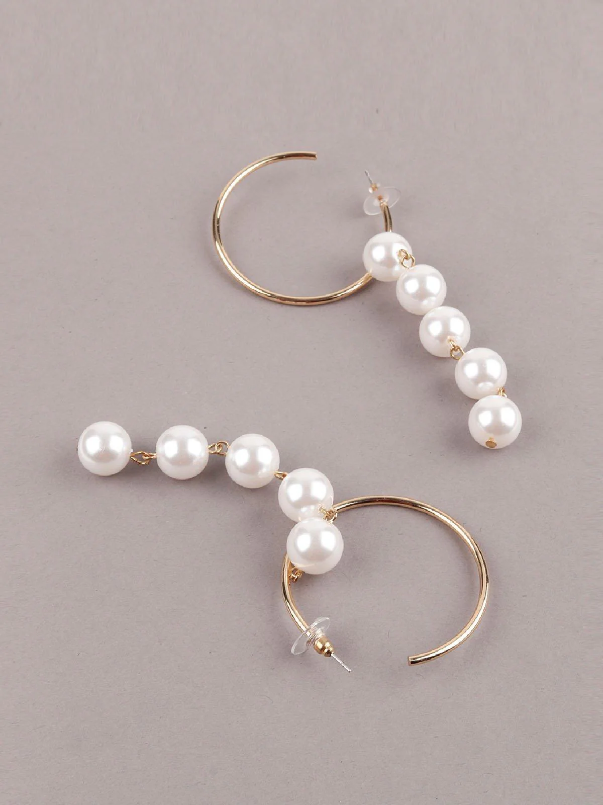 Odette Women Gold Metal Earrings - Image 6