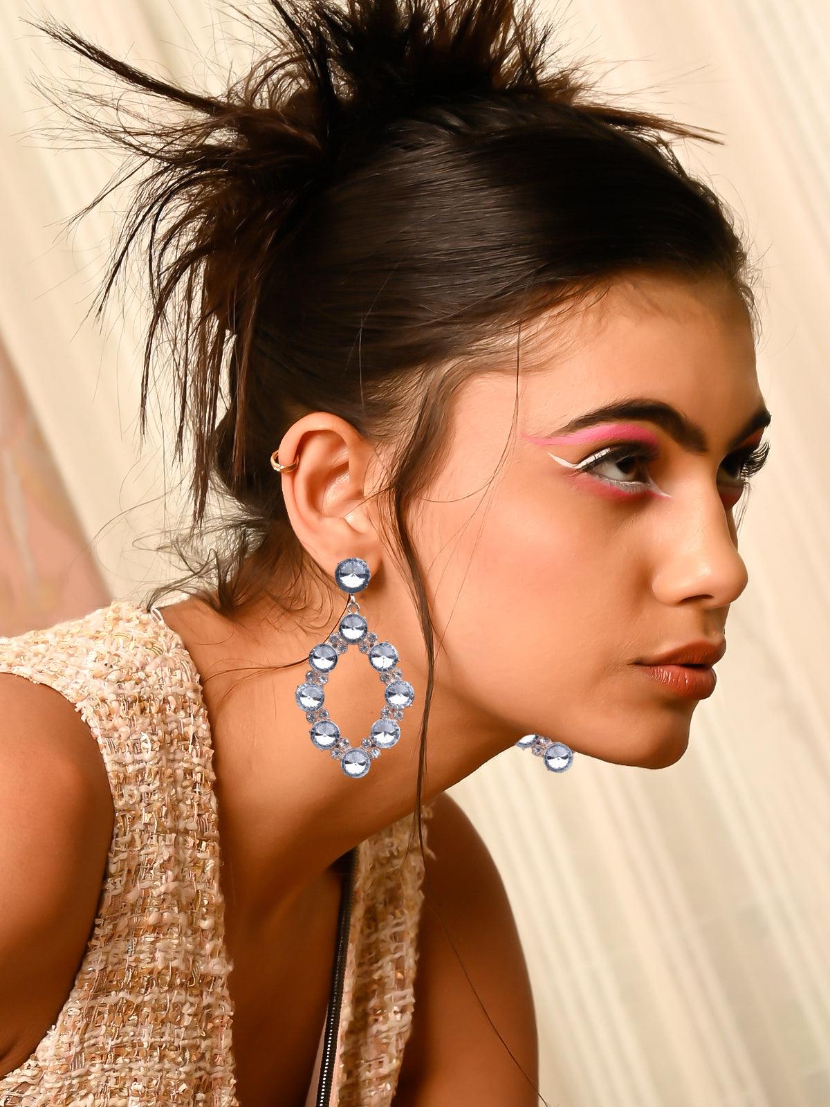 Odette Women Multicolour Dropmetal Earrings