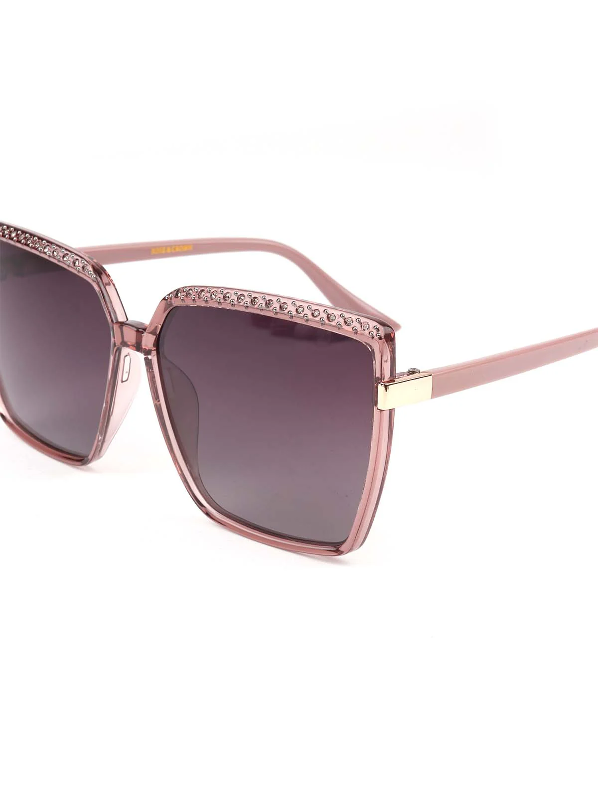 Odette Oversized Dark Purple-Tinted Sunglasses For Women - Image 6