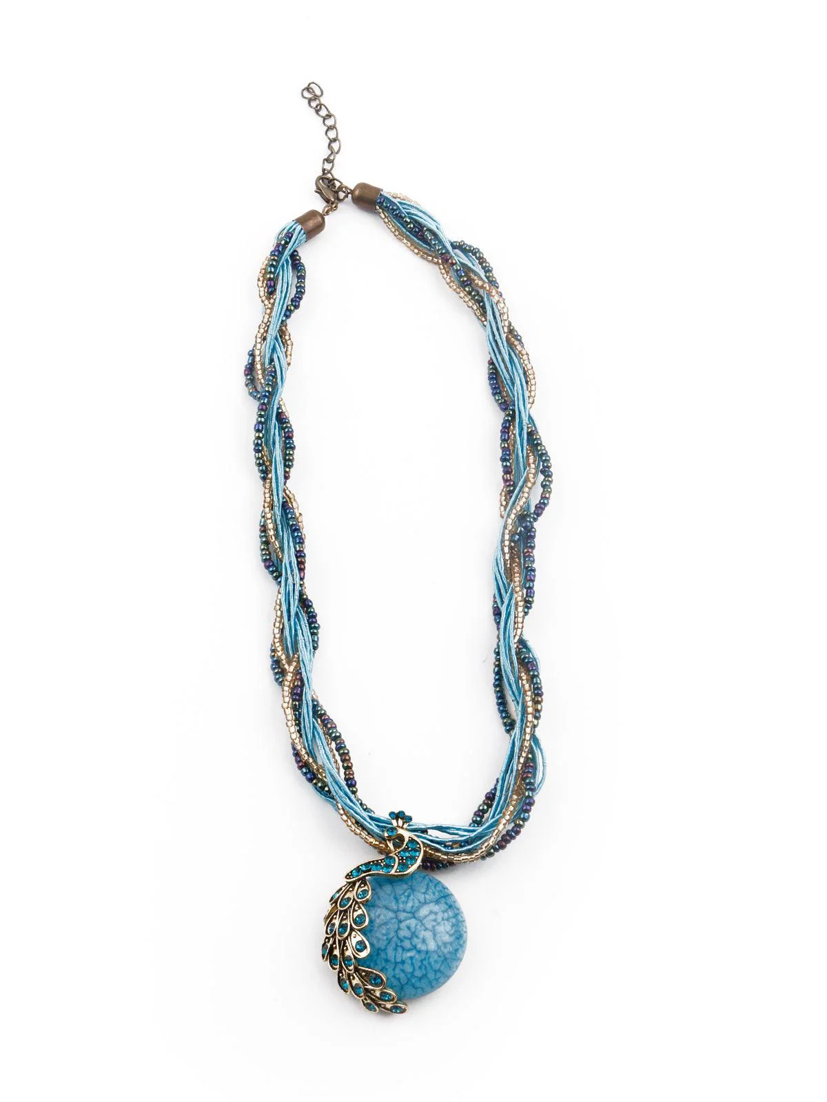 Odette Women Gorgeous Blue Pendant Necklace - Image 3