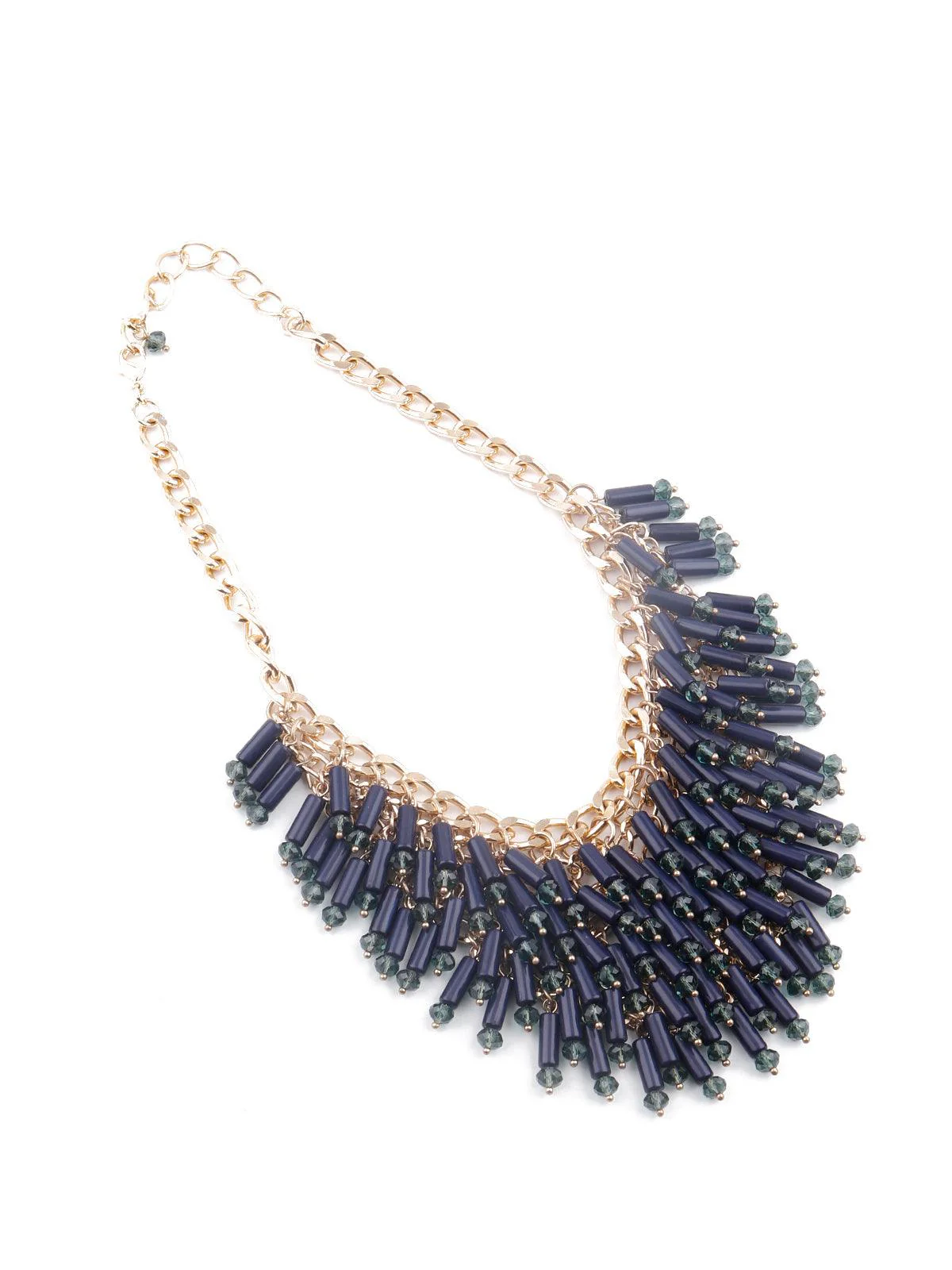 Odette Women Gorgeous Blue Statement Necklace - Image 4
