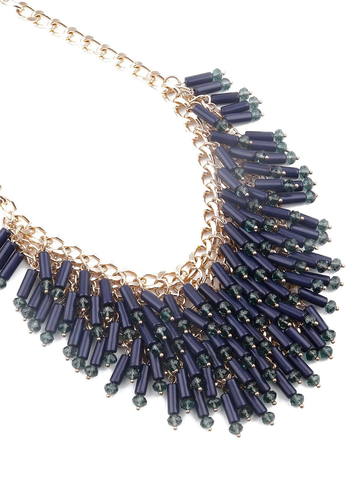 Odette Women Gorgeous Blue Statement Necklace - Image 5