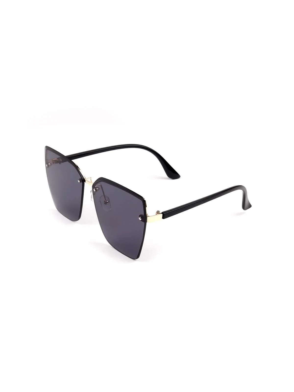 Odette Women Gorgeous Black Studded Sunglasses - Image 5
