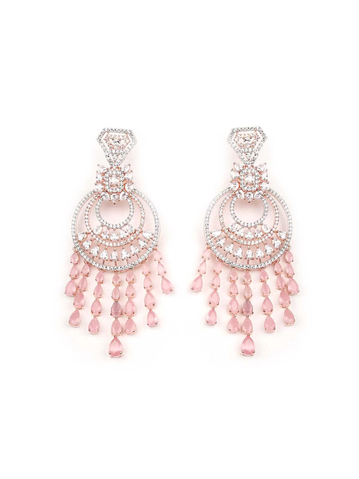 Odette Women Gorgeous Earring Embellished With Artificial Crystals - Image 3