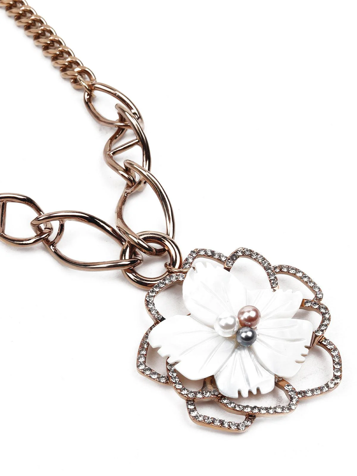 Odette Women Gold Metal Necklace - Image 5