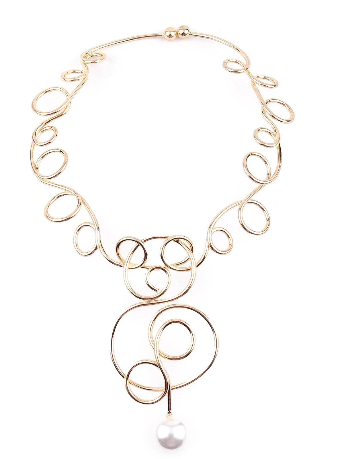 Odette Women Gorgeous Gold-Tone Whimsical Necklace - Image 4