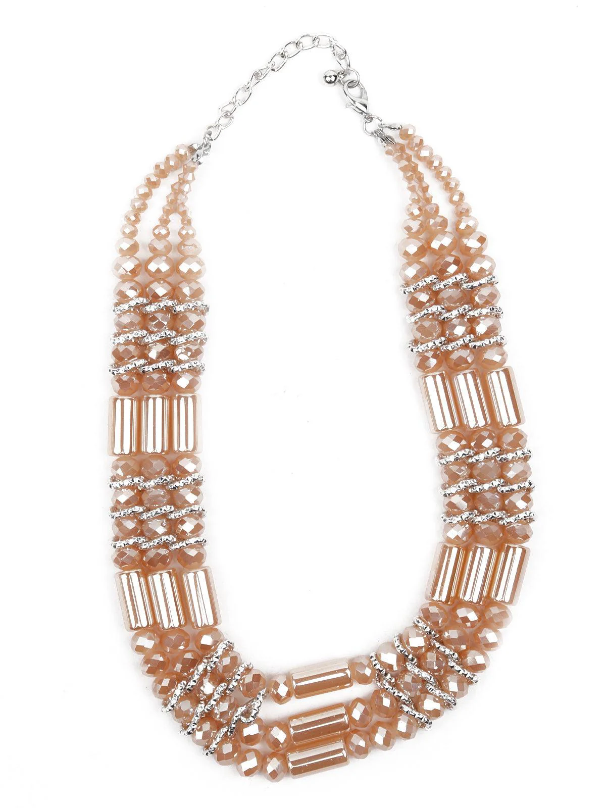 Odette Women Gold Metal Layered Necklace - Image 3