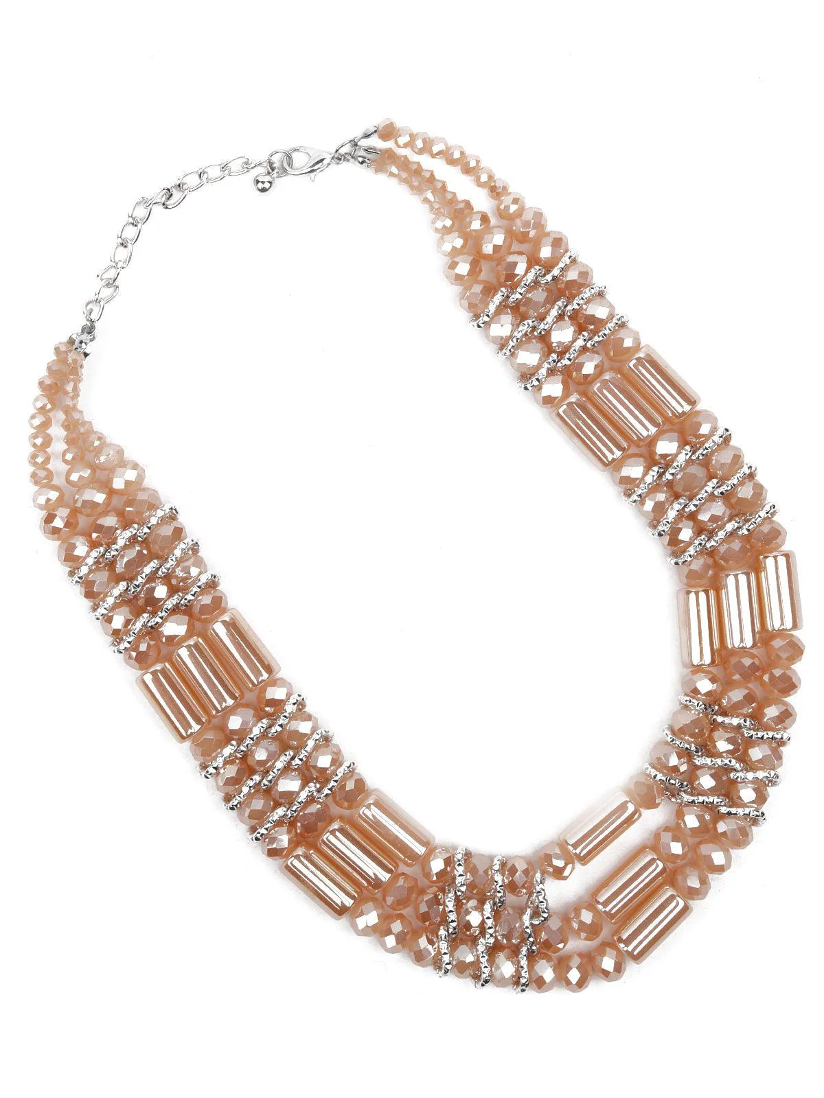 Odette Women Gold Metal Layered Necklace - Image 4