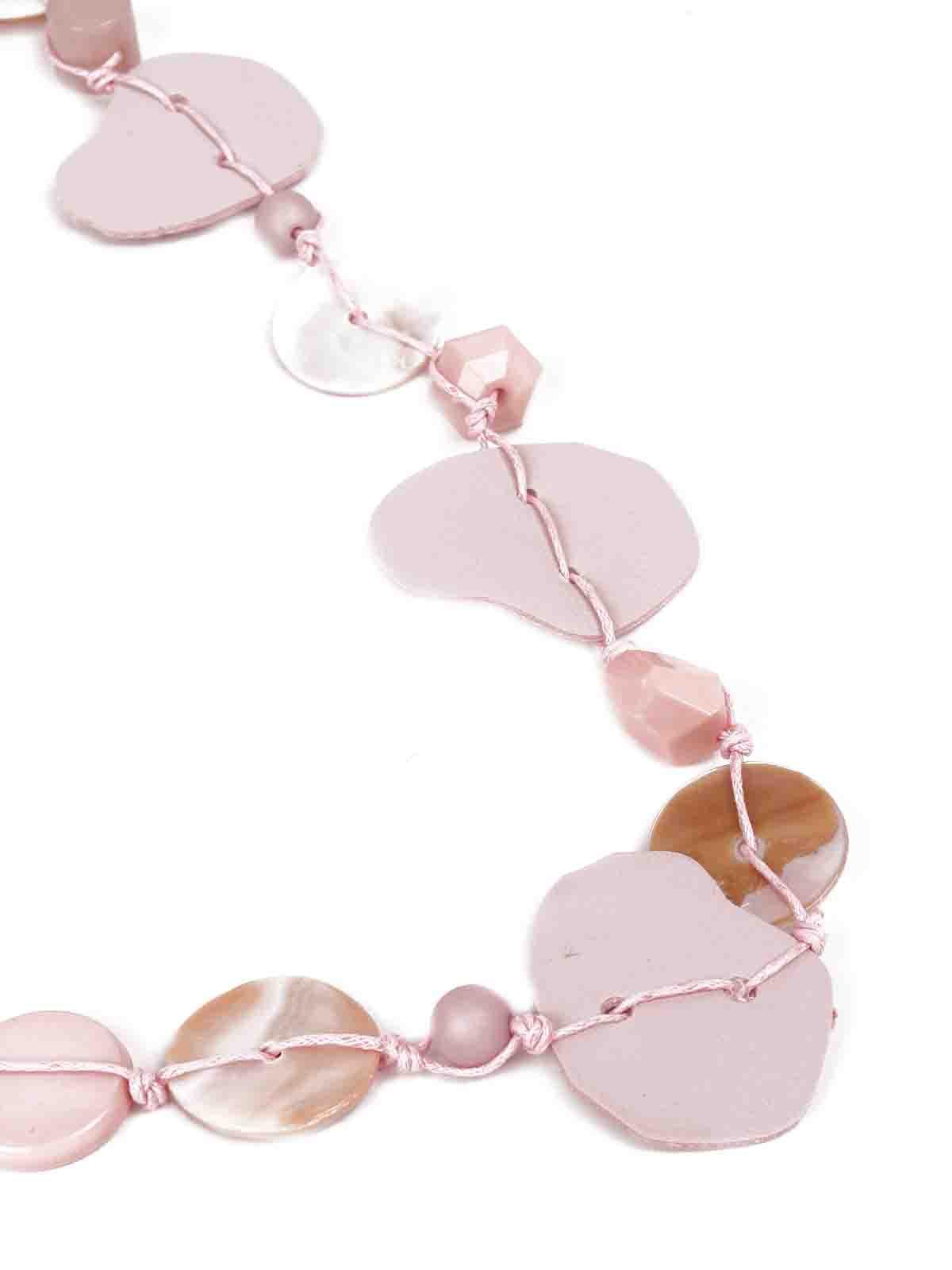Odette Women Lilac Embellished Metal Necklace - Image 6
