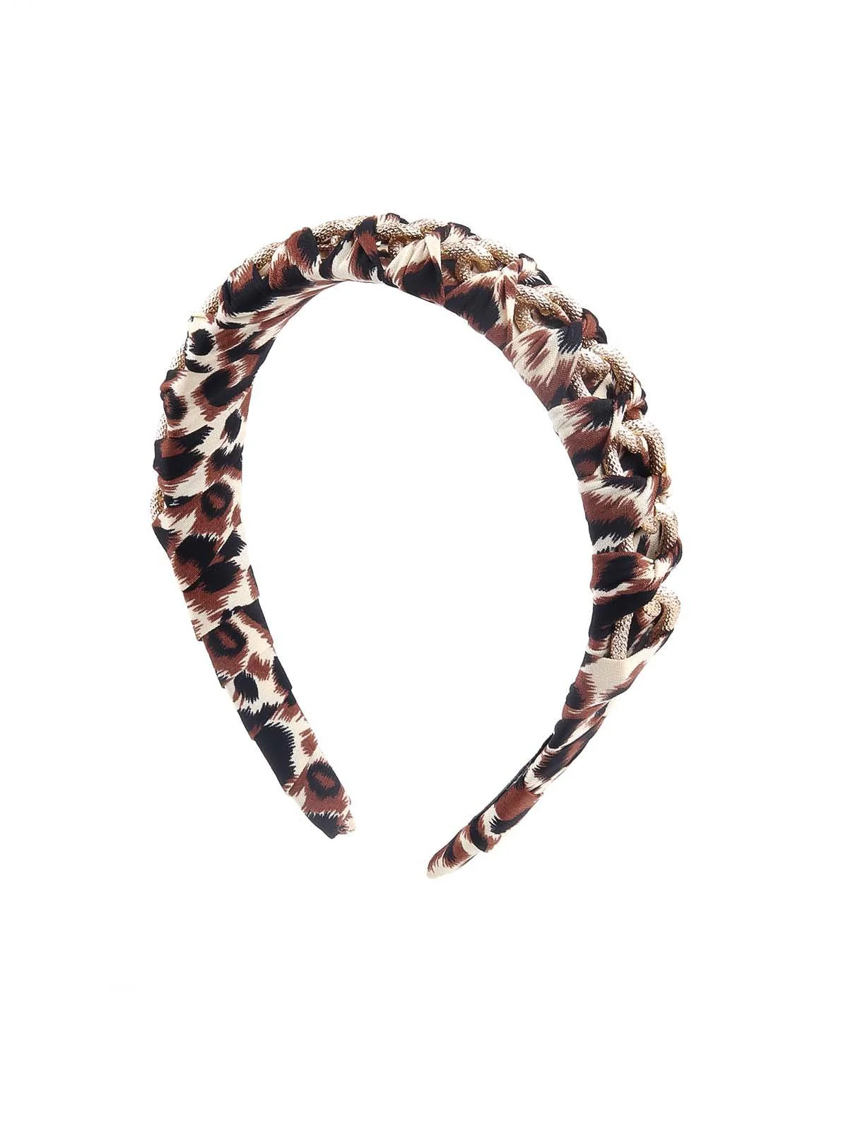 Odette Women Gorgeous Multicolor Printed Hairband - Image 3