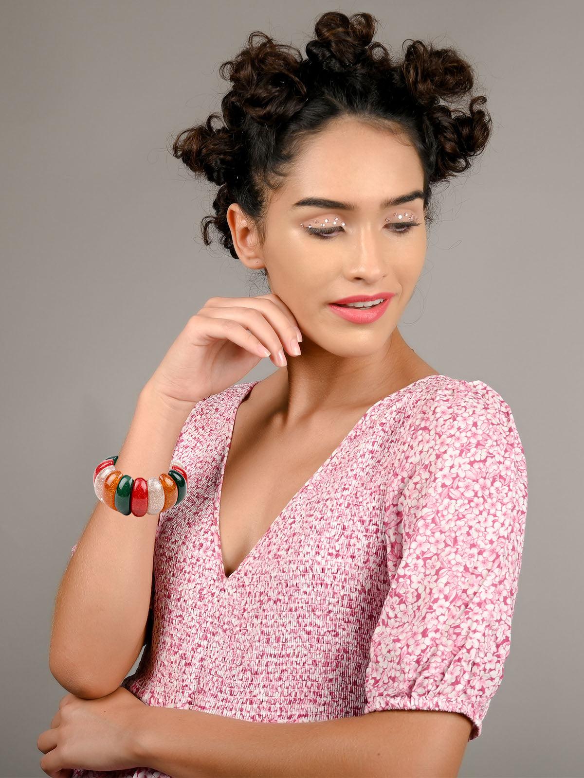 Odette Gorgeous Multicoloured Bracelet For Women - Image 2