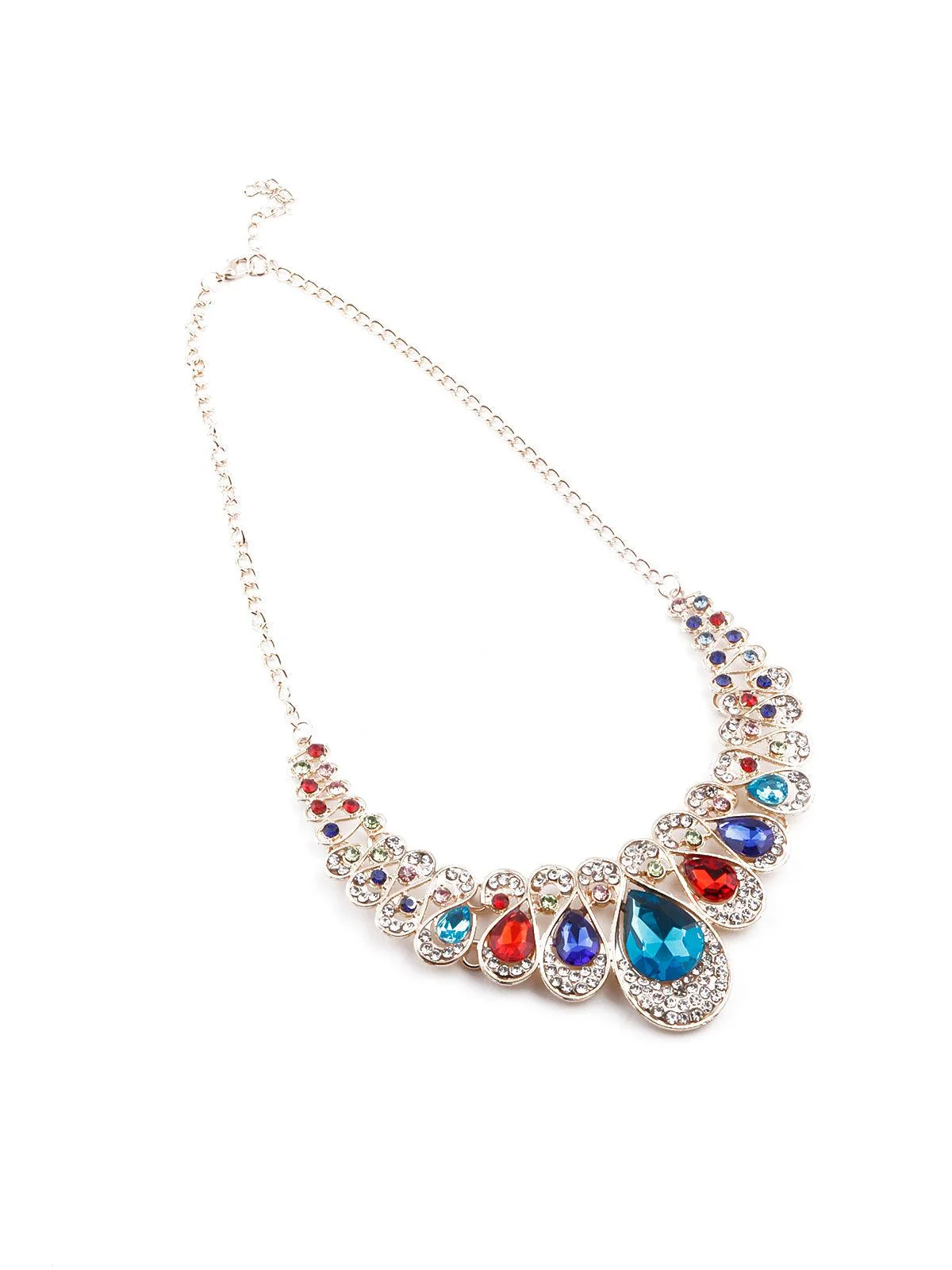 Odette Gorgeous Multicoloured Princess Necklace Set For Women - Image 5
