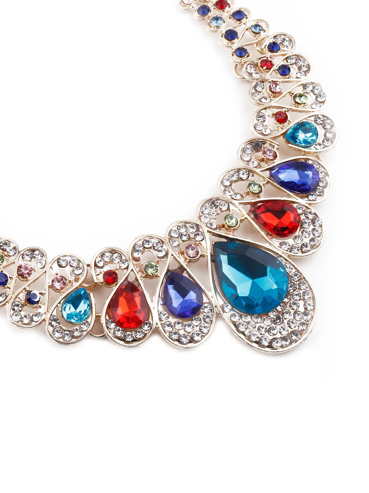Odette Gorgeous Multicoloured Princess Necklace Set For Women - Image 6